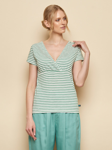 Tranquillo Tricou cu dungi verzi și albe Tranquillo Aluna