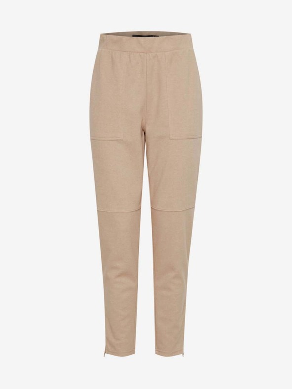 ICHI Pantaloni Bej