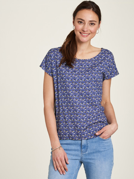 Tranquillo Tricou violet cu model pentru femei Tranquillo