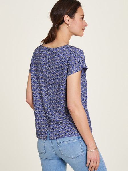 Tranquillo Tricou violet cu model pentru femei Tranquillo