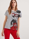 Desigual Mickey Vida Chula Tricou