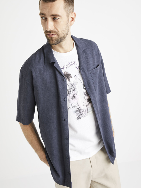 Celio Tallinn Cămașă Albastru
