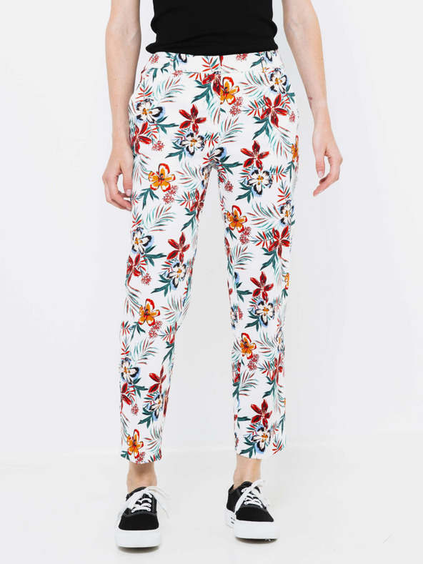 CAMAIEU Pantaloni Alb
