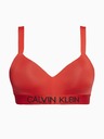 Calvin Klein Demi Bralette Plus Size High Risk Red Partea superioară a costumului de baie