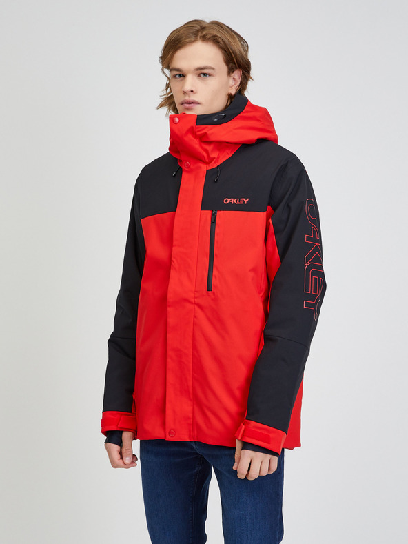 Oakley Jachetă de schi Oakley neagră și roșie pentru bărbați
