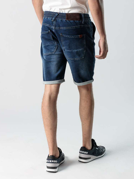 Devergo Pantaloni scurți din denim albastru închis pentru bărbați Devergo