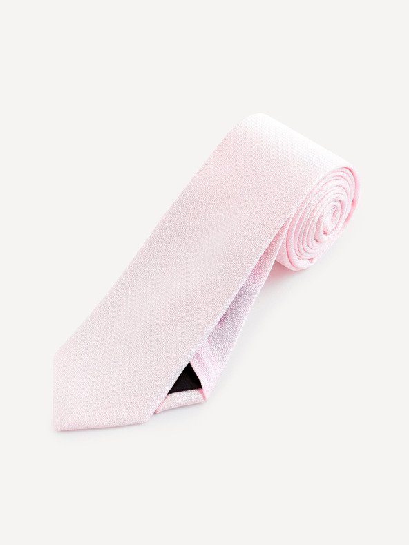Celio Ritieknit Cravată Roz