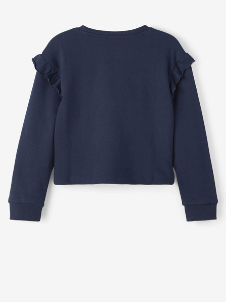 name it Cardigan albastru închis pentru fete cu mâneci bufante name it Oksus