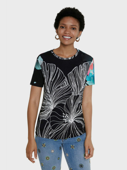 Desigual TS Leaves Tricou