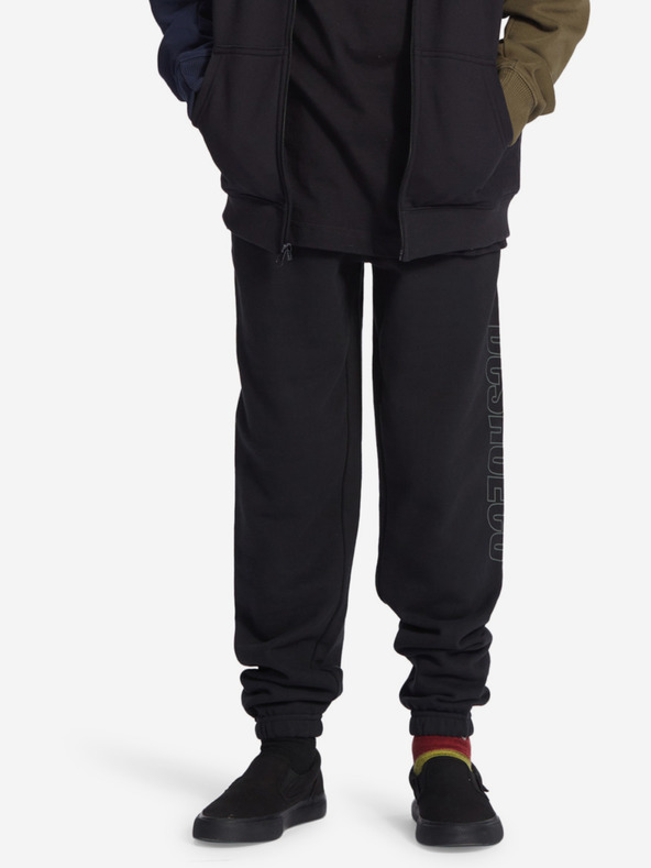 DC Clash Pantaloni de trening pentru copii Negru