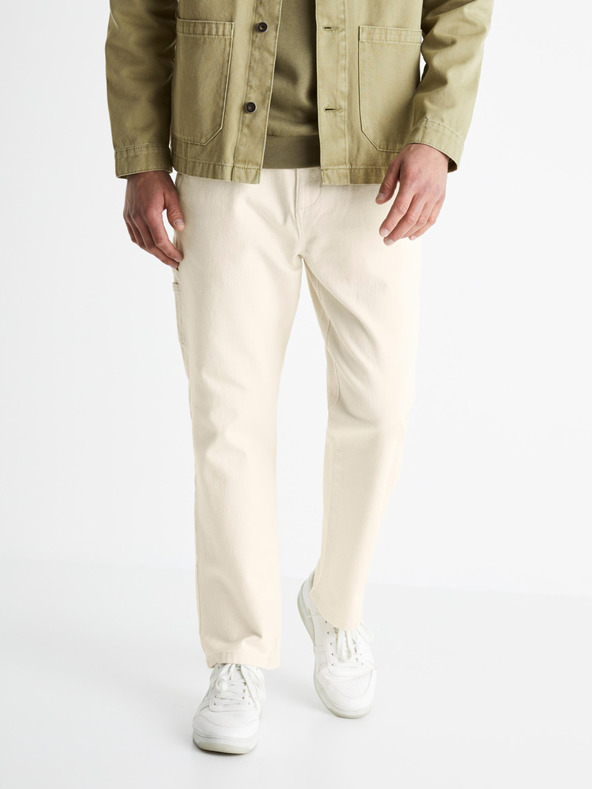 Celio Bocarp Pantaloni Bej