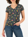 Blutsgeschwister Grid of Flowers Tricou