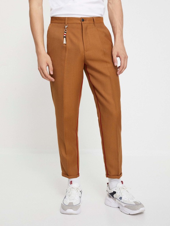 Celio Nozip Pantaloni Maro