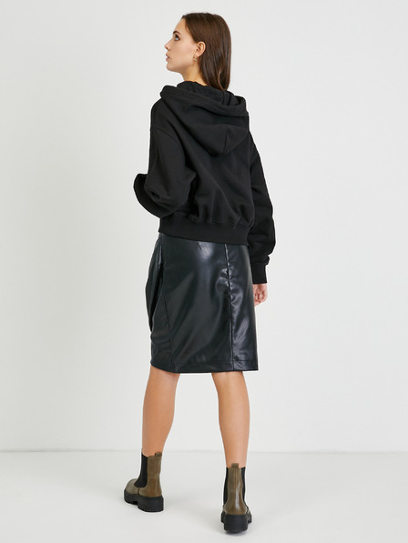 Versace Jeans Couture Hanorac cu glugă Versace Jeans Couture negru, damă
