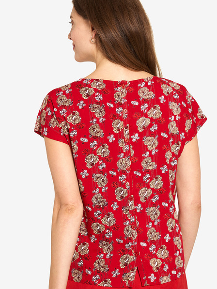 Tranquillo Tricou floral roșu Tranquillo