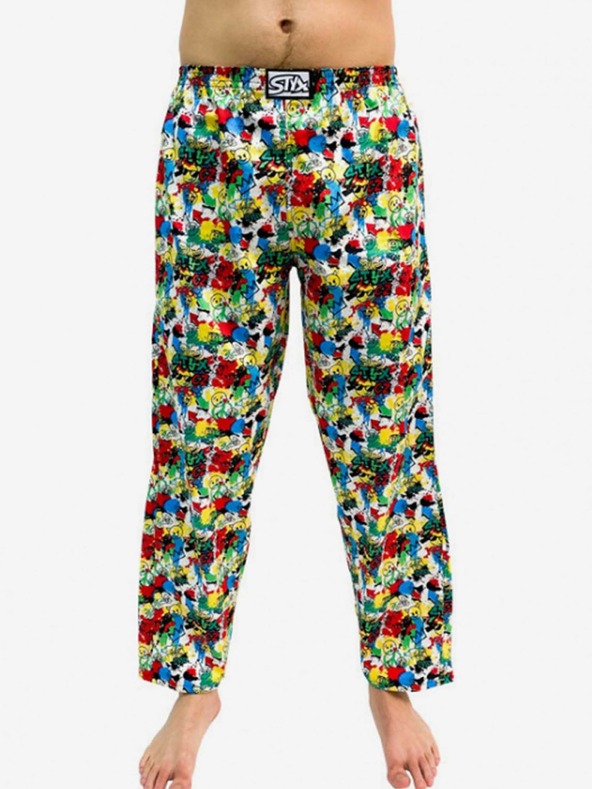 Styx Emoji Pantaloni de dormit Galben