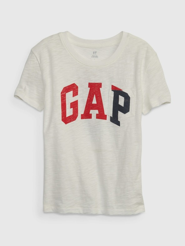 GAP Tricou pentru copii Alb