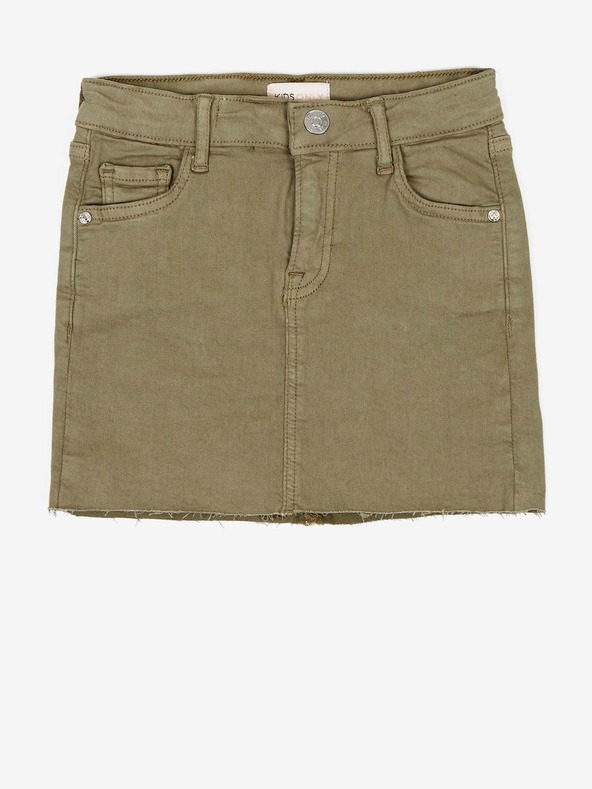 ONLY Fustă din denim pentru fete kaki ONLY Amazing