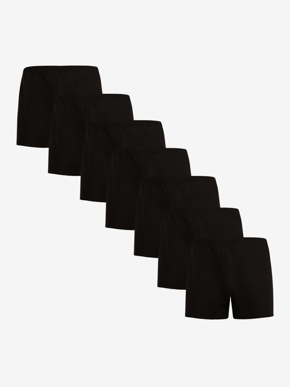 Nedeto Pantaloni scurți 7 buc Negru
