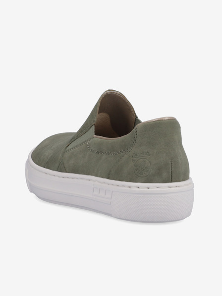 Rieker Adidași slip on verzi pentru femei Rieker