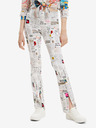 Desigual Newspaper Pantaloni