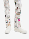 Desigual Newspaper Pantaloni