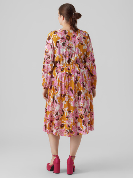 Vero Moda Curve Rochie roz cu model pentru femei VERO MODA CURVE Lis