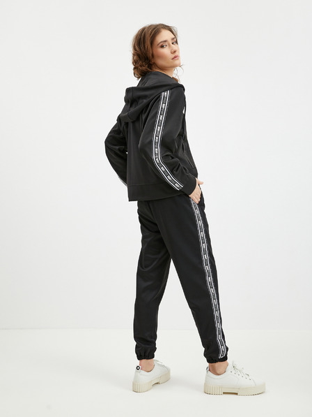 DKNY Hanorac cu fermoar pentru femei DKNY Black