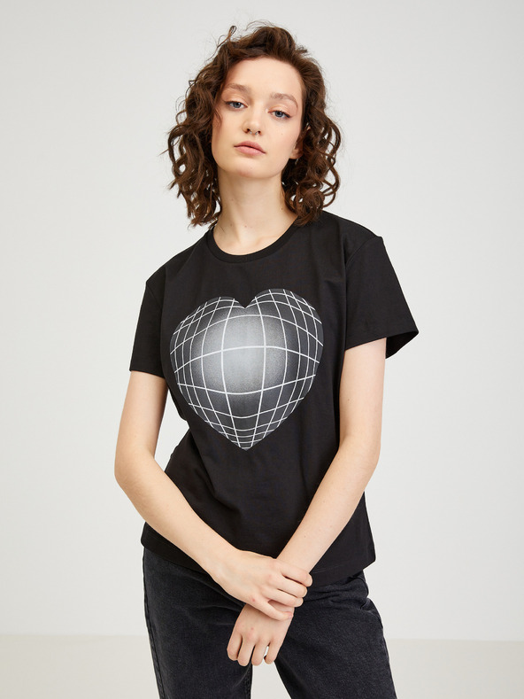 Diesel Tricou negru Diesel pentru femei