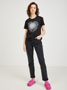 Diesel Tricou negru Diesel pentru femei