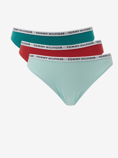 Tommy Hilfiger Underwear Set de trei slip în albastru deschis, roșu și verde Tommy Hilfiger Underwear
