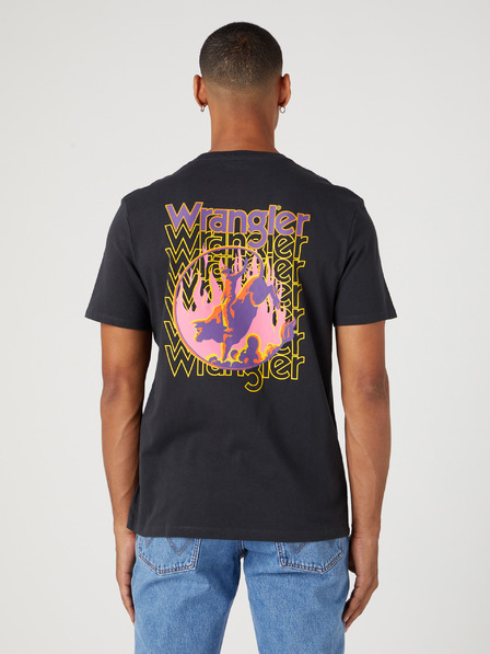 Wrangler Tricou Wrangler negru pentru bărbați