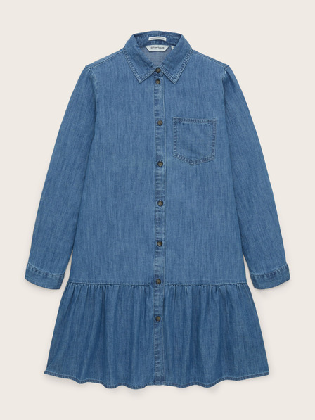 Tom Tailor Rochie din denim albastru pentru fete Tom Tailor