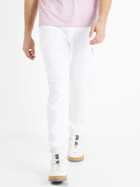 Celio Domonday Pantaloni Alb