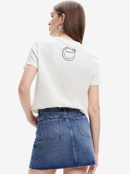 Desigual Margarita Smiley Tricou