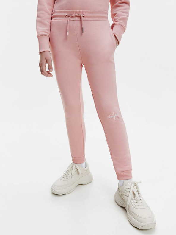Calvin Klein Jeans Pantaloni de trening pentru copii Roz