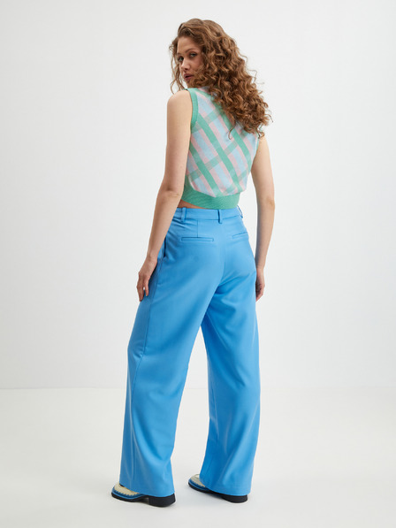 Tom Tailor Denim Pantaloni cu picior larg pentru femei Tom Tailor Denim albastru
