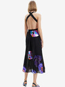 Desigual Rochie cu model Desigual Sandy neagră, de damă