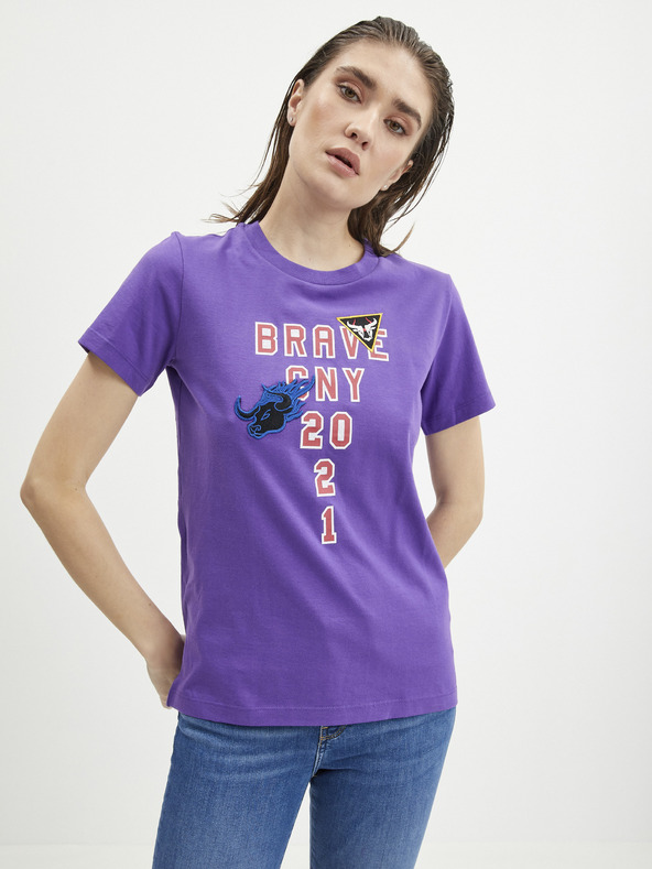 Diesel Tricou violet pentru femei Diesel Sily