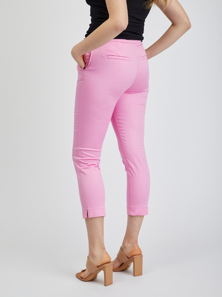 Orsay Pantaloni damă trei sferturi roz ORSAY