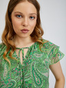 Orsay Bluză de damă verde cu model ORSAY