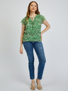 Orsay Bluză de damă verde cu model ORSAY