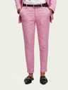 Scotch & Soda Pantaloni Chino roz cu motive florale pentru femei Scotch & Soda