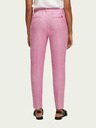 Scotch & Soda Pantaloni Chino roz cu motive florale pentru femei Scotch & Soda
