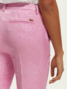 Scotch & Soda Pantaloni Chino roz cu motive florale pentru femei Scotch & Soda