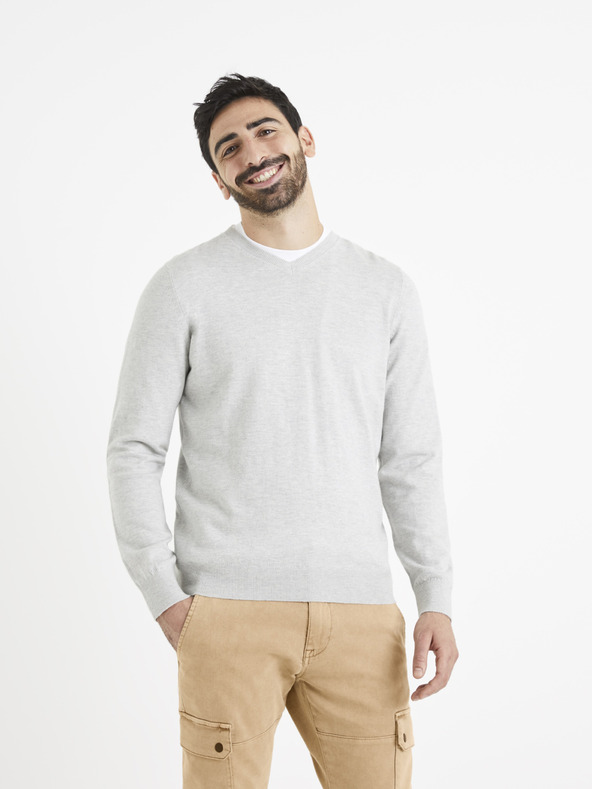 Celio Veviflex Pulover Gri