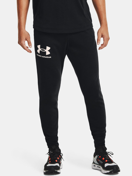 Under Armour RIVAL TERRY JOGGER - černá Pantaloni de trening