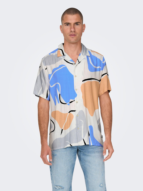 ONLY & SONS Dab Cămașă Alb