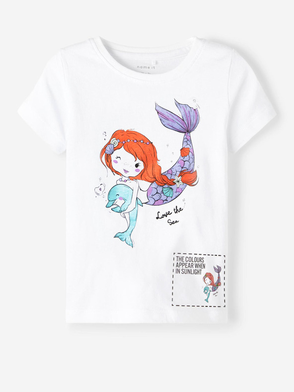 name it Zuzano Tricou pentru copii Alb