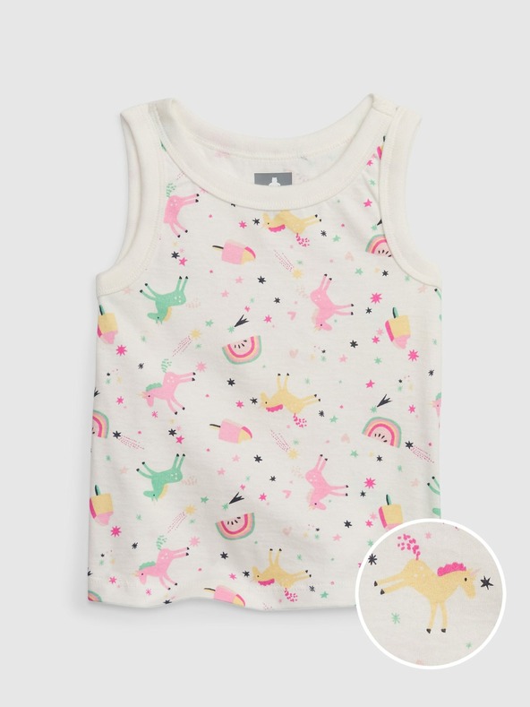 GAP Tricou pentru copii Alb